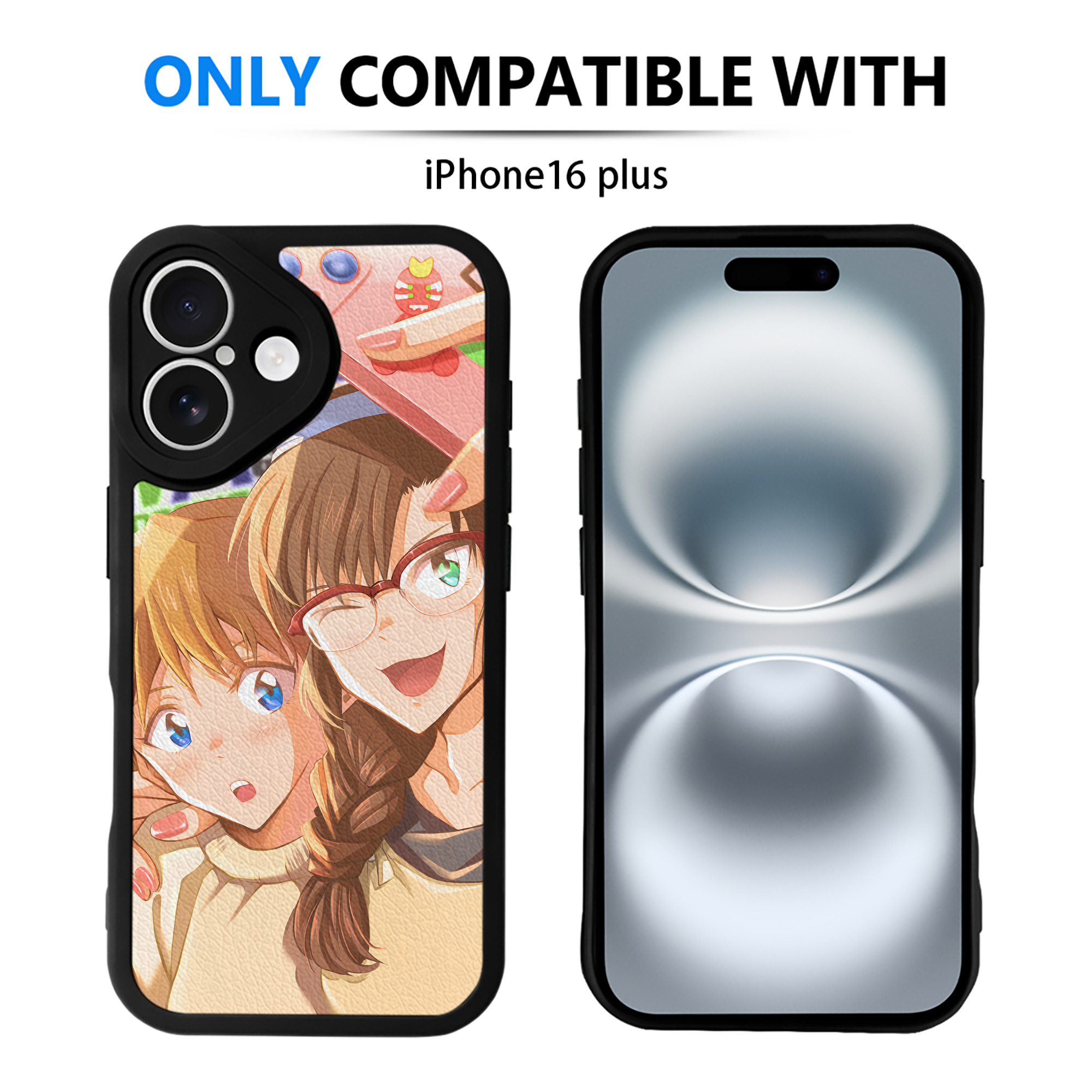 （画像用） EVA 新世紀エヴァンゲリオン 【iPhone 16シリーズ対応】シリコンスマホケース（レザー調） 材質：シリコン